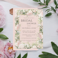 Elegantes Rosa Peony Floral Brautparty