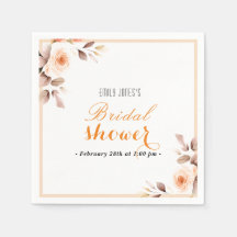 Elegantes Rosa Rosa Blume Bridal Brunch