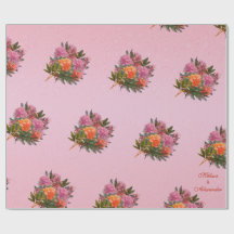 Elegantes Rosa-Rosa-Paillon