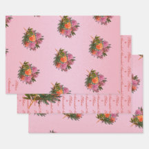 Elegantes Rosa-Rosa-Paillon