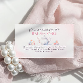 Elegantes rosa Roses Brautparty gemeinsam mit eine Begleitkarte