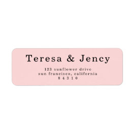 Elegantes Rosa-Schriftzug-Design