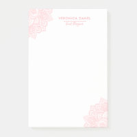Elegantes rosa Tribal-Mandala-Spitzen-Design