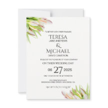 Elegantes Rosa und grünes Tulip Hochzeitungs-Wasse