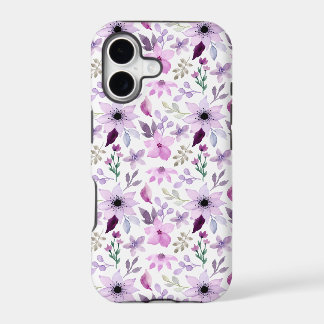 Elegantes Rosa- und Lila-Blumenmuster