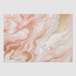 Elegantes Rosa und Rose Goldmedaille Seidenpapier