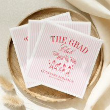 Elegantes Rosa und Rotes Abschluss-Club-Abschlussf