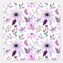 Elegantes rosa und violettes Blumenmuster