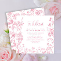 Elegantes, rosa Viktorianisches Blumenbaby in Bloo