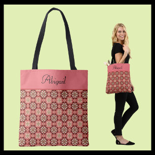 Elegantes rosa Vintage-Blumenmuster