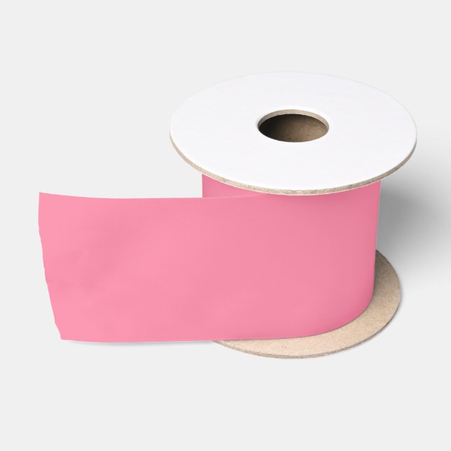 Elegantes Rosa Vollton Satinband (Spule)