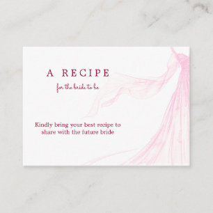 Elegantes rosa weiches Brautkleid Brautparty Begleitkarte