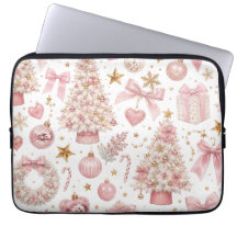Elegantes rosa Weihnachtsmuster