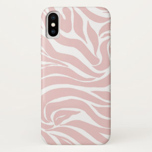 Elegantes Rosa Zebra Weißes Tier Print Case-Mate iPhone Hülle