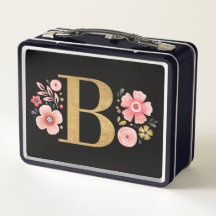 Elegantes rosafarbenes Monogramm