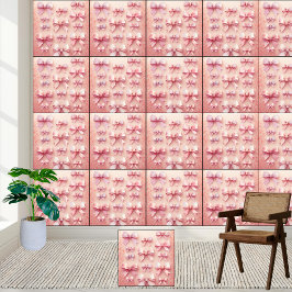 Elegantes rosafarbenes Muster Tapete