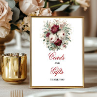 Elegantes Rosé-Burgunder-Tischdekoration-Geschenk-