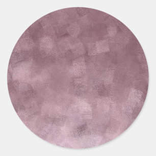 Elegantes Roségold leeres Vorlagen füge deinen Tex Runder Aufkleber