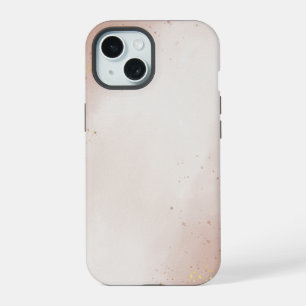 Elegantes Roségold-Marmor iPhone 15 Hülle