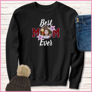 Elegantes Rot & Weiß Beste Mutter Aller Zeiten 1 F Sweatshirt