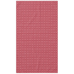 Elegantes Rot-Weiß-Herz-Damaskusmuster Tischdecke