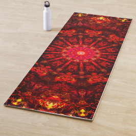 Elegantes Rot Yogamatte