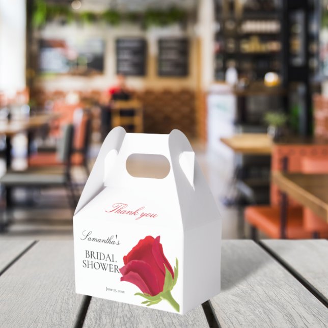 Elegantes Rote Rose Brautparty Geschenkschachtel (Von Creator hochgeladen)