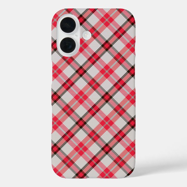 Elegantes rotes iPhone 16-Case Case-Mate iPhone Hülle (Rückseite)