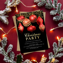 Elegantes Rotes Party