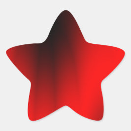 Elegantes rotes Spritzen Stern-Aufkleber