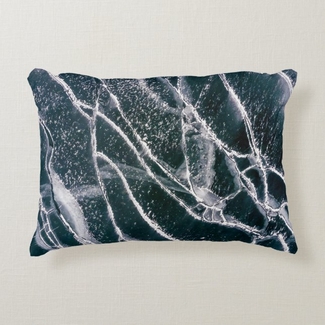 Elegantes runder Akzent Kissen für Wohngestaltung (Vorderseite)