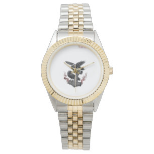 Elegantes rustikales Boho Wedding Custom Foto Mode Armbanduhr