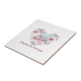 Elegantes rustikales rosa Modernes Chic Fliese