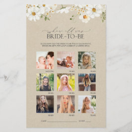 Elegantes Rustikales Wasserfarbenspiel Daisy Braut