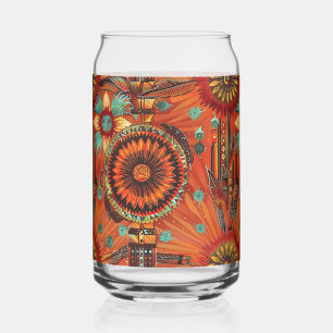 Elegantes Saphir "Intricate Echoes" gedruckt Can G Dosenglas