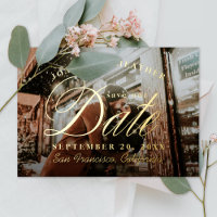 Elegantes Save the Date Foto