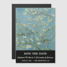 Elegantes Save-the-Date-"Mandelflüten" Version 1
