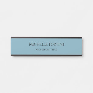 Elegantes Schlicht Einfaches Minimalistisches Lich Türschild