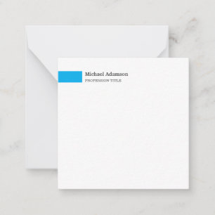 Elegantes Schlichtes, einfaches Minimalistisches P Mitteilungskarte
