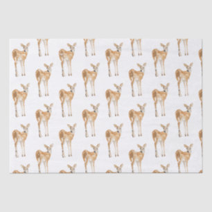 Elegantes Schneewintertierpapier Seidenpapier