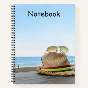 Elegantes Schönes Meer Strand Notizbuch