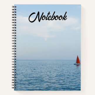 Elegantes Schönes Meer Strand Notizbuch