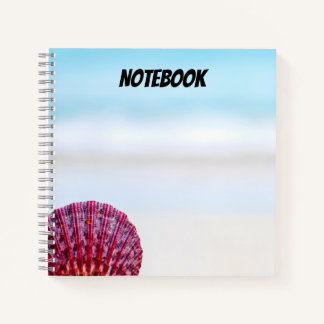 Elegantes Schönes Meer Strand Notizbuch