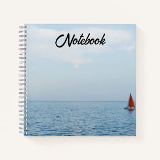 Elegantes Schönes Meer Strand Notizbuch