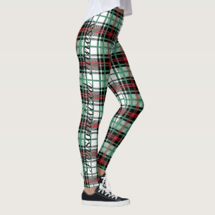 Elegantes schottisches Erbe Karo-Tartan-Muster Leggings