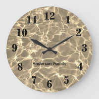 Elegantes Schwarz Fett Zahlen Ozeanisches Foto per