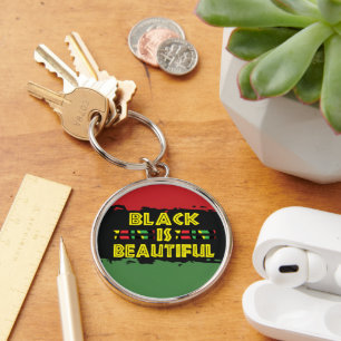 Elegantes Schwarz ist ein schöner Keyring, Schlüsselanhänger