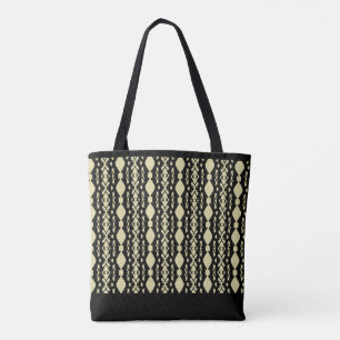 Elegantes Schwarz & Sand Beige Muster
