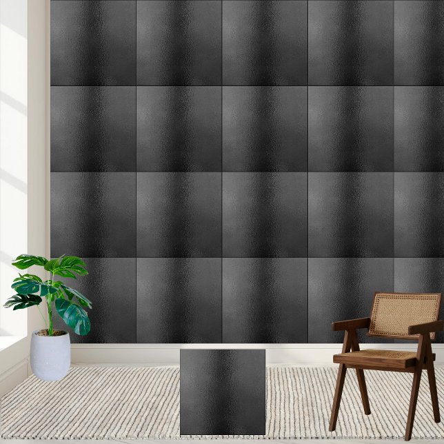 Elegantes Schwarz Textured Modern Matte Glossy Fliese (Elegant Black Textured Modern Matte Glossy Ceramic Tile)