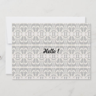 Elegantes Schwarz und Weiß Einladung